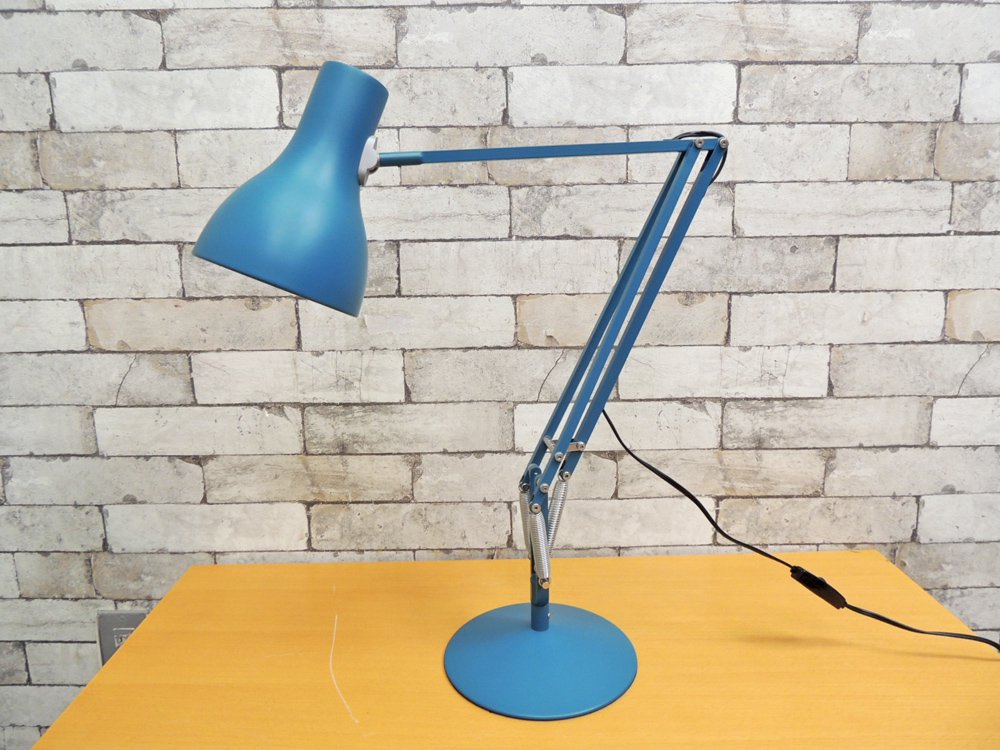 アングルポイズ ANGLEPOISE TYPE-75 デスクランプ Desk lamp サクソンブルー マーガレット・ハウエル 美品 ●