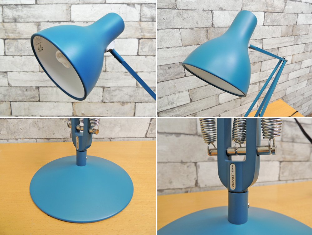 アングルポイズ ANGLEPOISE TYPE-75 デスクランプ Desk lamp サクソンブルー マーガレット・ハウエル 美品 ●