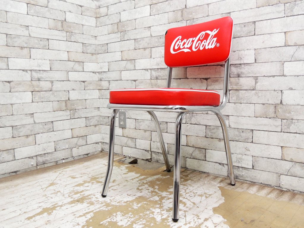 コカ・コーラ Coca Cola ダイナーチェア ダイニングチェア 50sビンテージスタイル A ●