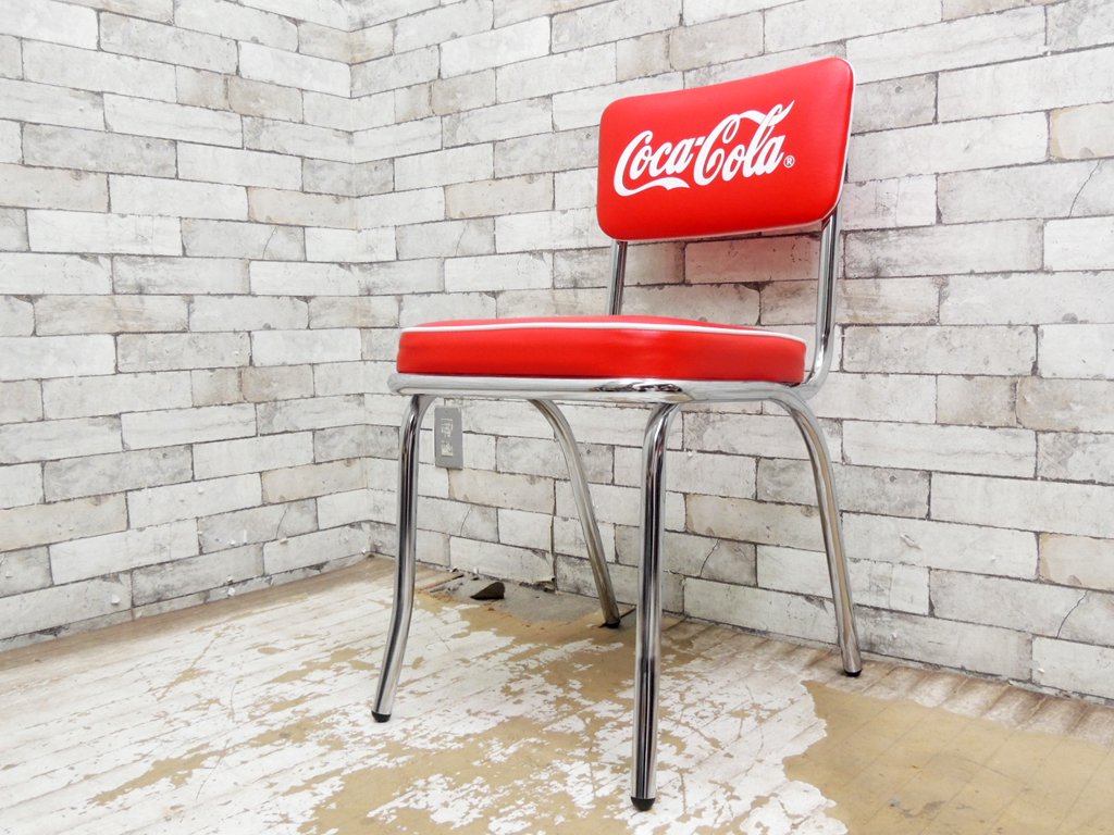 コカ・コーラ Coca Cola ダイナーチェア ダイニングチェア 50sビンテージスタイル B ●