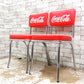 コカ・コーラ Coca Cola ダイナーチェア ダイニングチェア 2脚セット 50sビンテージスタイル ●