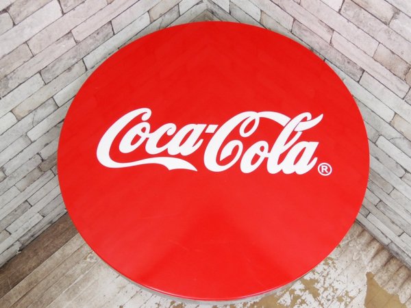 コカ・コーラ Coca Cola ダイナーテーブル カフェテーブル 50sビンテージスタイル ●