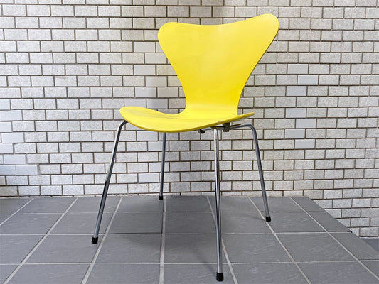 フリッツハンセン Fritz Hansen セブンチェア レモン lemon イエロー yellow アルネ・ヤコブセン スタッキングチェア 北欧 デンマーク ■