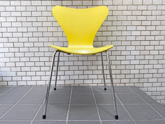 フリッツハンセン Fritz Hansen セブンチェア レモン lemon イエロー yellow アルネ・ヤコブセン スタッキングチェア 北欧 デンマーク ■