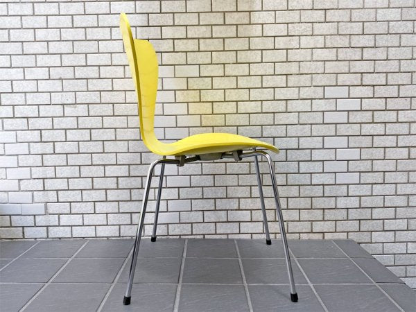 フリッツハンセン Fritz Hansen セブンチェア レモン lemon イエロー yellow アルネ・ヤコブセン スタッキングチェア 北欧 デンマーク ■