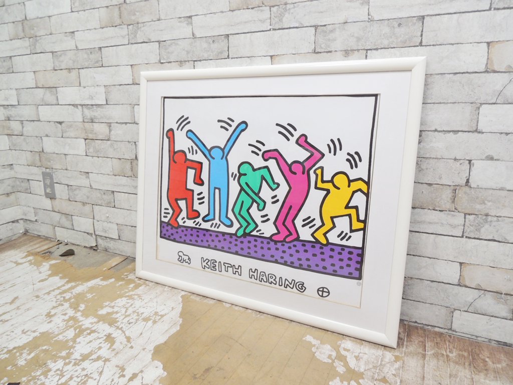 キース・ヘリング Keith Haring ダンサーズ Dancers ポスター アート ポップ ストリートアート ●