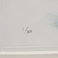 橋本不二子 Fujico 静止画 リトグラフ 1/800 日本画 マスカット ぶどう アート ポスター ●