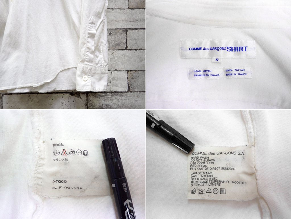 コムデギャルソンシャツ COMMEdesGARCONS SHIRT 長袖シャツ カットソー切り替え ●