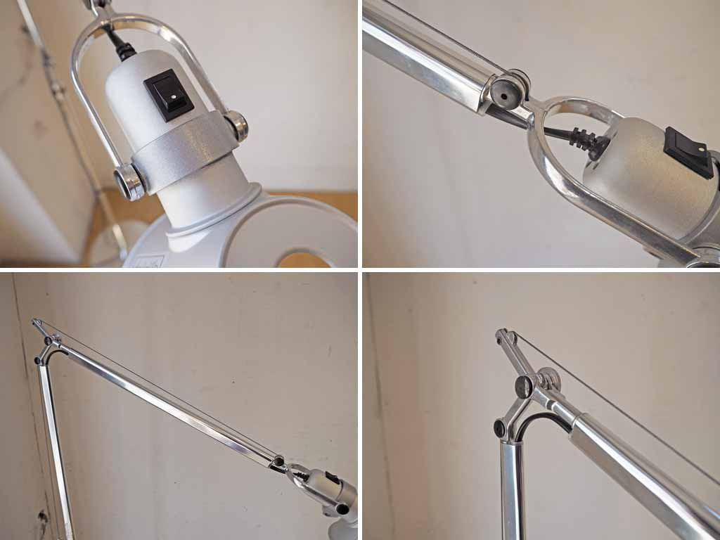 アルテミデ Artemide トロメオ テラ Tolomeo Terra S1349S フロアスタンド アームライト made in Italy 2005年製 ★