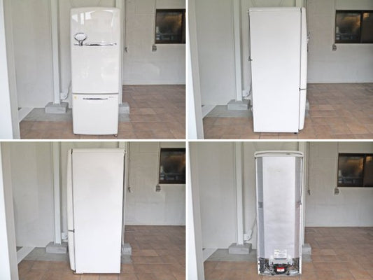 ナショナル National ウィル WiLL フリッジ ・ミニ FRIDGE - mini 冷凍冷蔵庫 ホワイト 2004年製 162L NR-B162R 廃番 ノスタルジック 付属品完備 ◇