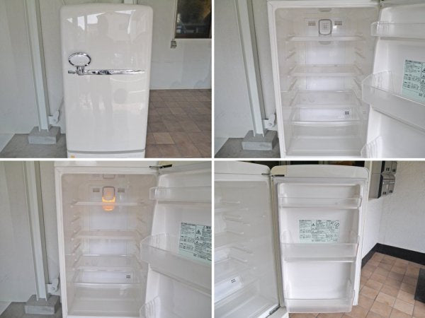 ナショナル National ウィル WiLL フリッジ ・ミニ FRIDGE - mini 冷凍冷蔵庫 ホワイト 2004年製 162L NR-B162R 廃番 ノスタルジック 付属品完備 ◇