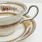 ウェッジウッド WEDGWOOD コロンビア COLUMBIA エナメル ENAMELLED カップ＆ソーサー C/S 白磁 ボーンチャイナ BONE CHINA 英国食器 A ●