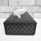 カッシーナイクスシー Cassina IXC. オリジナル ティッシュボックス Leather tissue box ブラック 牛革 モダンデザイン イタリア ●