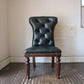 ラルフローレン ホーム RALPH LAUREN HOME ヘンレドン ダイニングチェア Telford dining chair ハイバック タフテッドレザー スタッズ 希少 アメリカ ◎