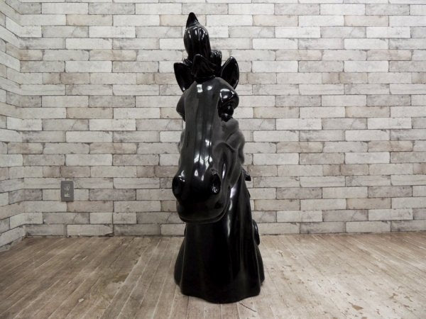 ギャラリー ライフアクセント Gallery Life Accent 馬 Horse オブジェ 置物 ブラック イタリア製 ●