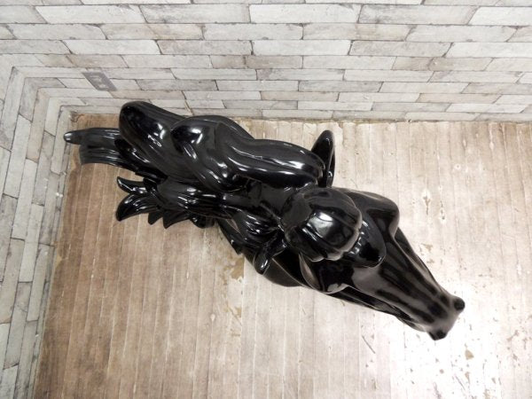 ギャラリー ライフアクセント Gallery Life Accent 馬 Horse オブジェ 置物 ブラック イタリア製 ●