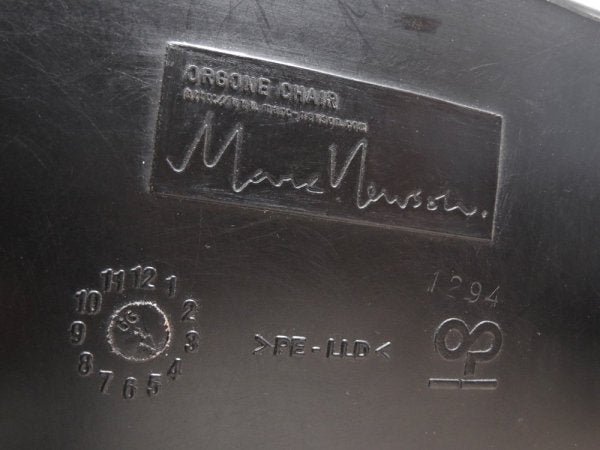 マーク・ニューソン Marc Newson オルゴンチェア Orgone chair ブラック 希少 ●
