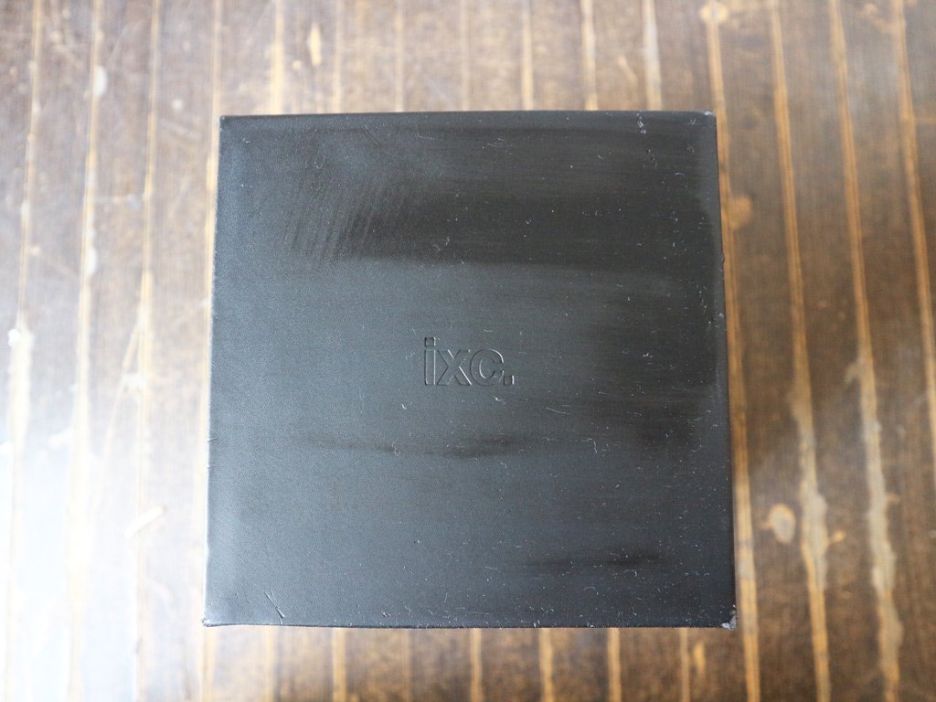 カッシーナ イクスシー Cassina IXC. オリジナル レザー ダストボックス ブラック ゴミ箱 モダンデザイン イタリア ◎