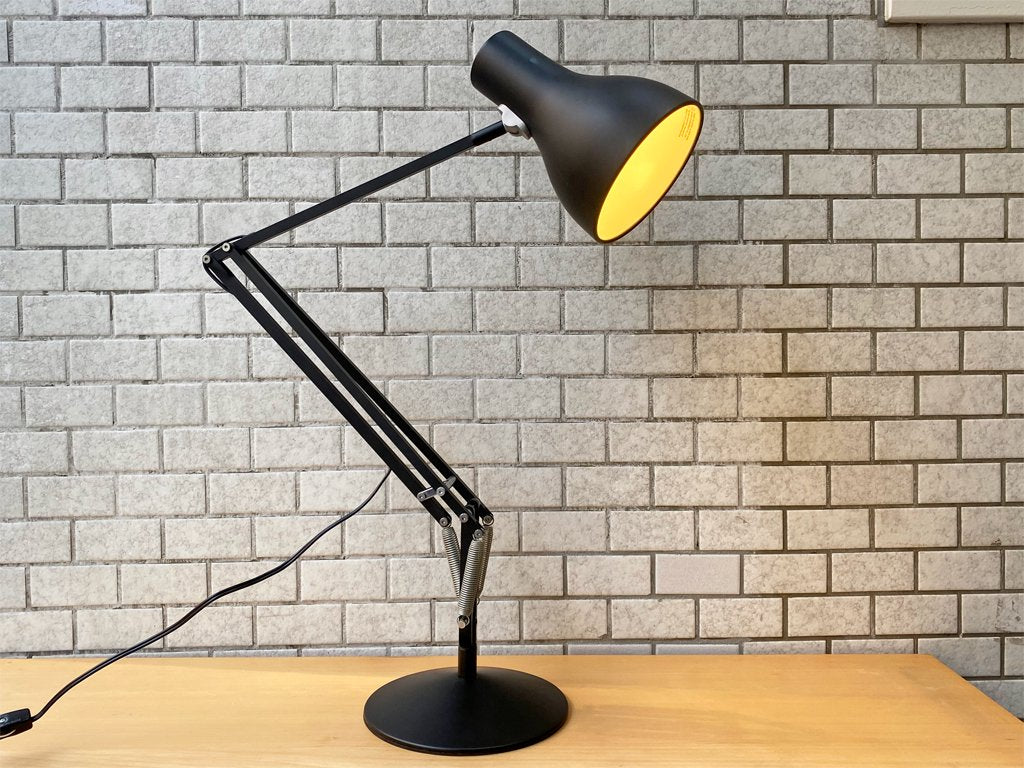 アングルポイズ ANGLEPOISE Type75 デスクランプ  ジェットブラック Jet Black タスクライト 英国 ■