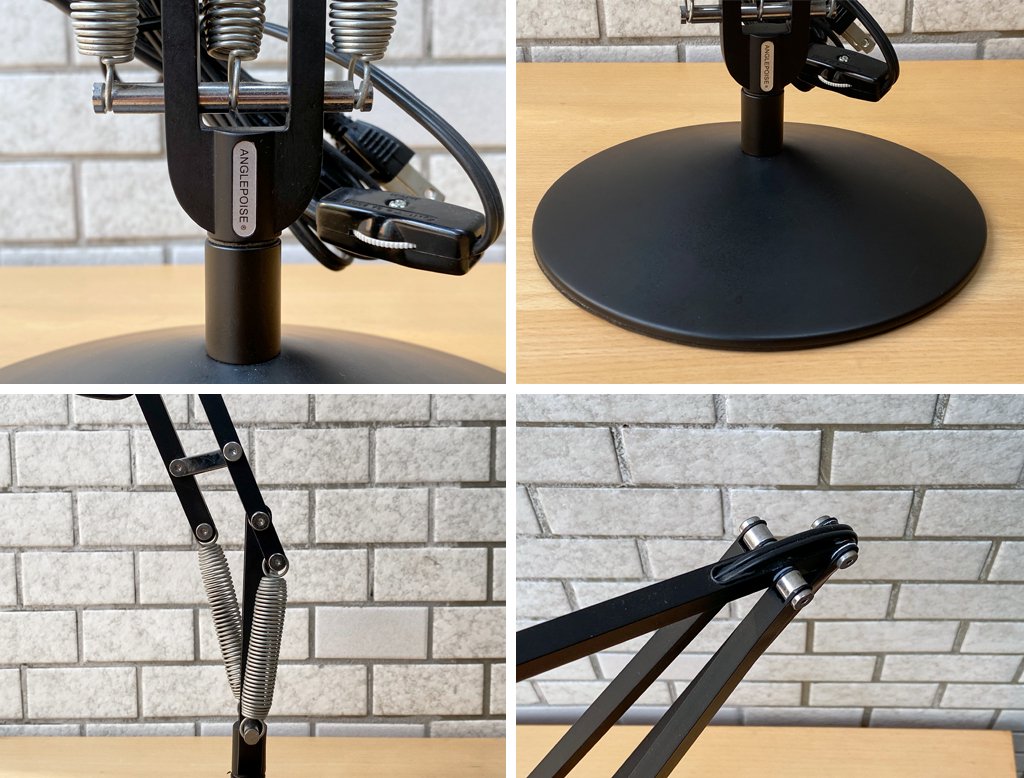 アングルポイズ ANGLEPOISE Type75 デスクランプ  ジェットブラック Jet Black タスクライト 英国 ■