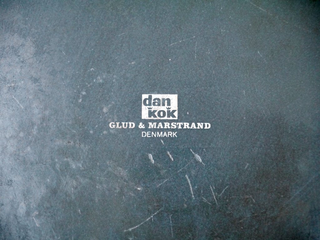 Glud & Marstrand DANKOK ビンテージ ホーロー フライパン チャコールグレー 北欧 デンマーク ■