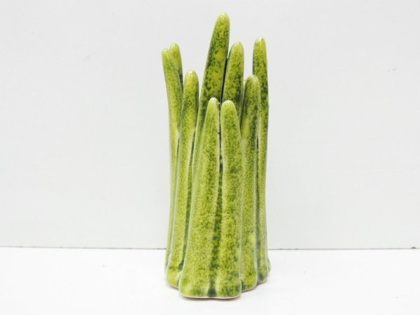 ノーマンコペンハーゲン Normann Copenhagen グラス Grass フラワーベース 陶製 一輪挿し グリーン H.P.FRANCE取り扱い●