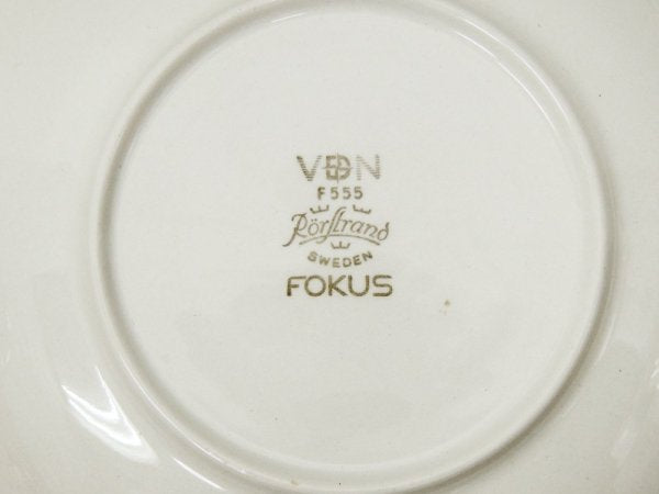 ロールストランド Rorstrand フォーカス FOKUS モーニング カップ＆ソーサー C&S 北欧食器 ●