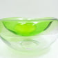 デンマーク ビンテージ Danish vintage ガラス ボウル Glass bowl 大型 グリーン ◇
