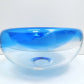 デンマーク ビンテージ Danish vintage ガラス ボウル Glass bowl 大型 ブルー ◇