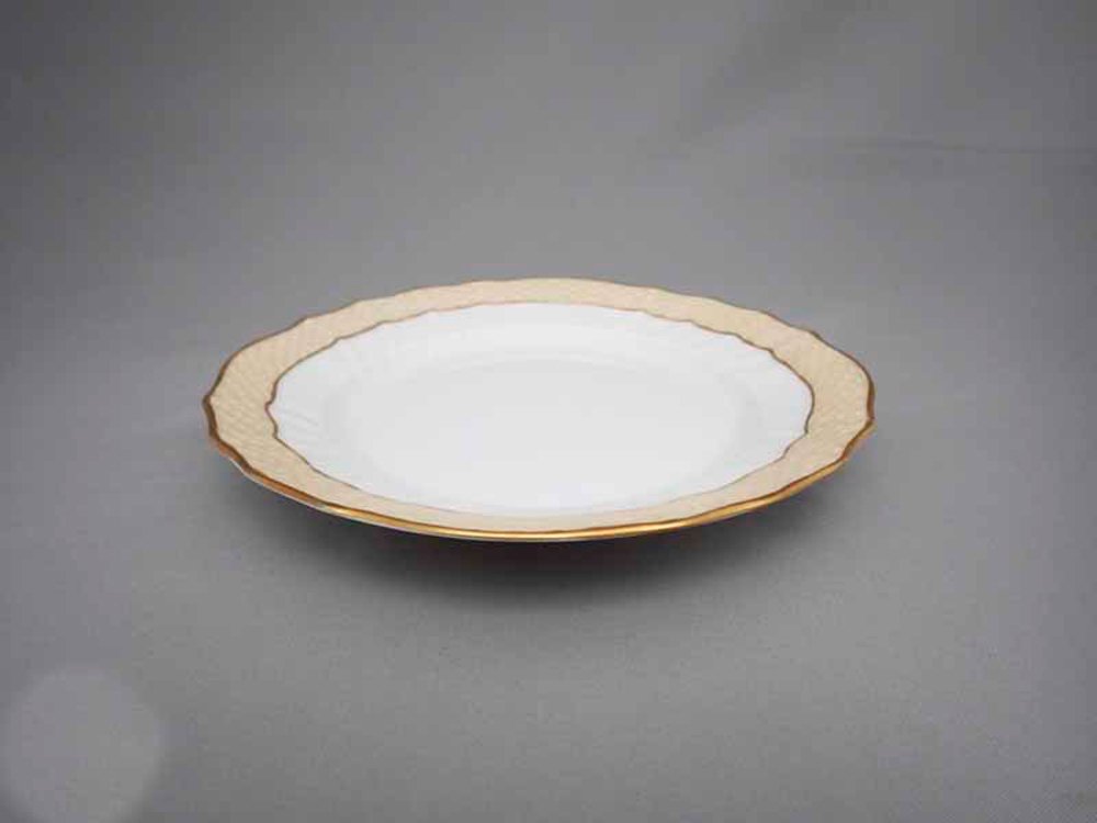 ロイヤルコペンハーゲン Royal Copenhagen 金彩 ケーキプレート 15.5cm デンマーク 1944年 ビンテージ 北欧食器 A ●