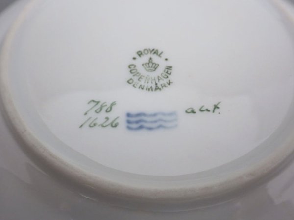 ロイヤルコペンハーゲン Royal Copenhagen 金彩 ケーキプレート 15.5cm デンマーク 1944年 ビンテージ 北欧食器 A ●