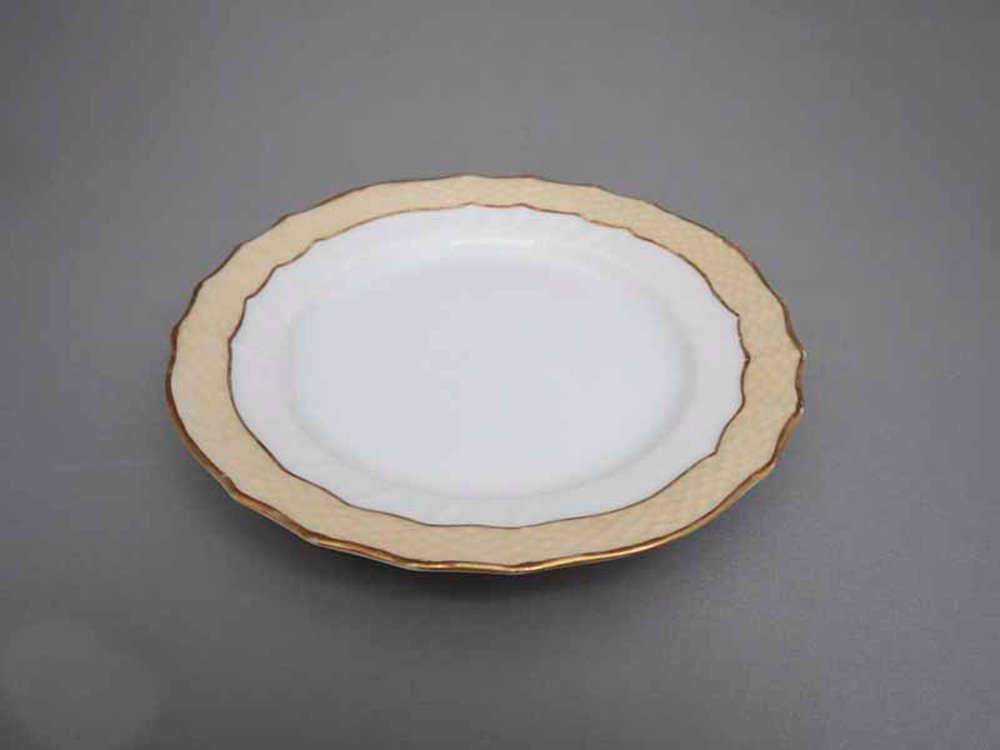 ロイヤルコペンハーゲン Royal Copenhagen 金彩 ケーキプレート 15.5cm デンマーク 1944年 ビンテージ 北欧食器 D ●