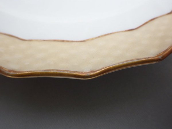 ロイヤルコペンハーゲン Royal Copenhagen 金彩 ケーキプレート 15.5cm デンマーク 1944年 ビンテージ 北欧食器 F ●