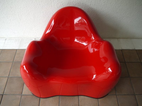 ベイレリアン BEYLERIAN モラーチェア Molar Chair レッド  70-80’s ビンテージ ウェンデル・キャッスル Wendell Castle MCM スペースエイジ MoMA ◇