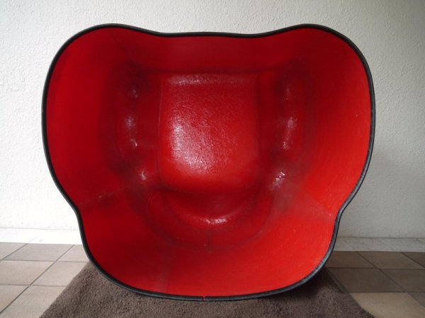 ベイレリアン BEYLERIAN モラーチェア Molar Chair レッド  70-80’s ビンテージ ウェンデル・キャッスル Wendell Castle MCM スペースエイジ MoMA ◇