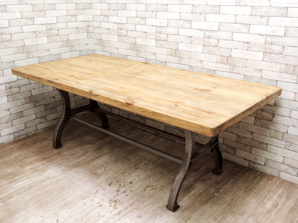 ダルトン DULTON ダイニングテーブル DINING TABLE PINE 213 パイン無垢材 インダストリアル ●