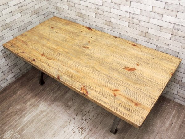 ダルトン DULTON ダイニングテーブル DINING TABLE PINE 213 パイン無垢材 インダストリアル ●