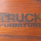 トラックファニチャー TRUCK FURNITURE センターテーブル OAK IRON-LEG LOW TABLE オーク無垢材 インダストリアル オーダーサイズ ♪