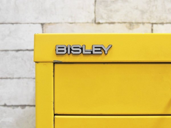 ビスレー BISLEY ベーシック BASIC シリーズ BA3/10 キャビネット 抽斗10杯 イエロー オフィス家具 英国 ●