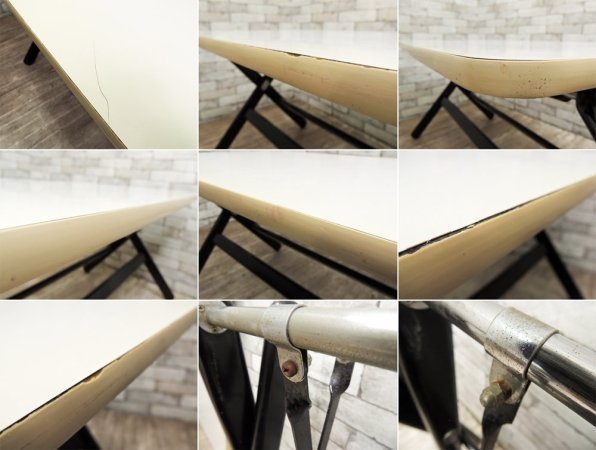 テクナ TECHNA フォールディング テーブル Folding table 折り畳み W120cm ●