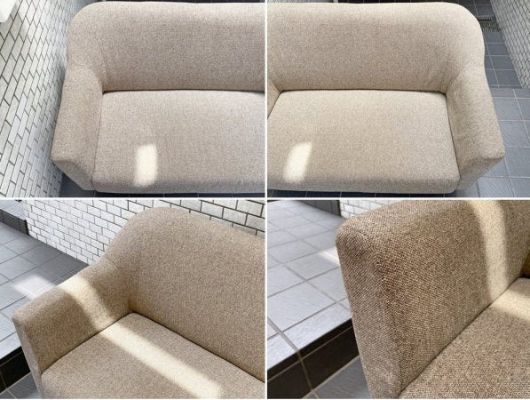 北欧スタイル ソファ 2人掛け グレー ファブリック ナチュラルデザイン ■