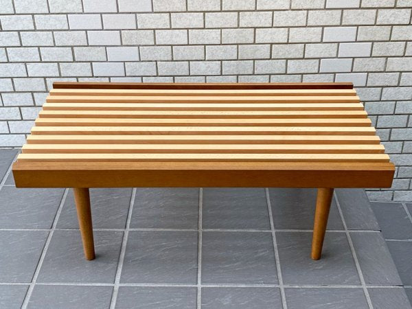 バニラ VANILLA オリジナル 826STANDARD UNIT スラットベンチ ウッドレッグ ブラウン ■