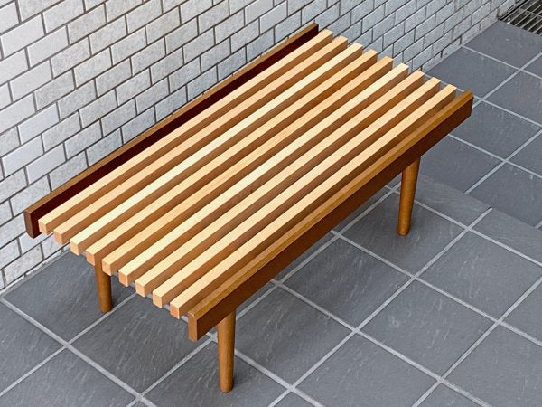 バニラ VANILLA オリジナル 826STANDARD UNIT スラットベンチ ウッドレッグ ブラウン ■