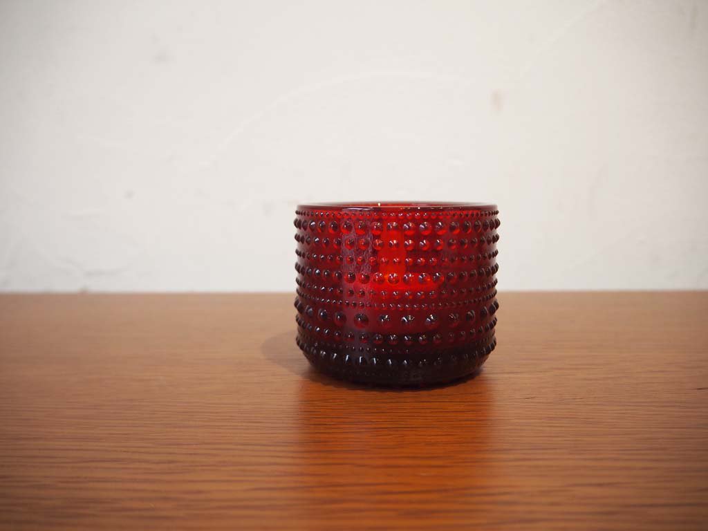 イッタラ iittala カステヘルミ Kastehelmi ボティーブ VOTIVE キャンドルホルダー クランベリー レッド RED オイバ・トイッカ ★