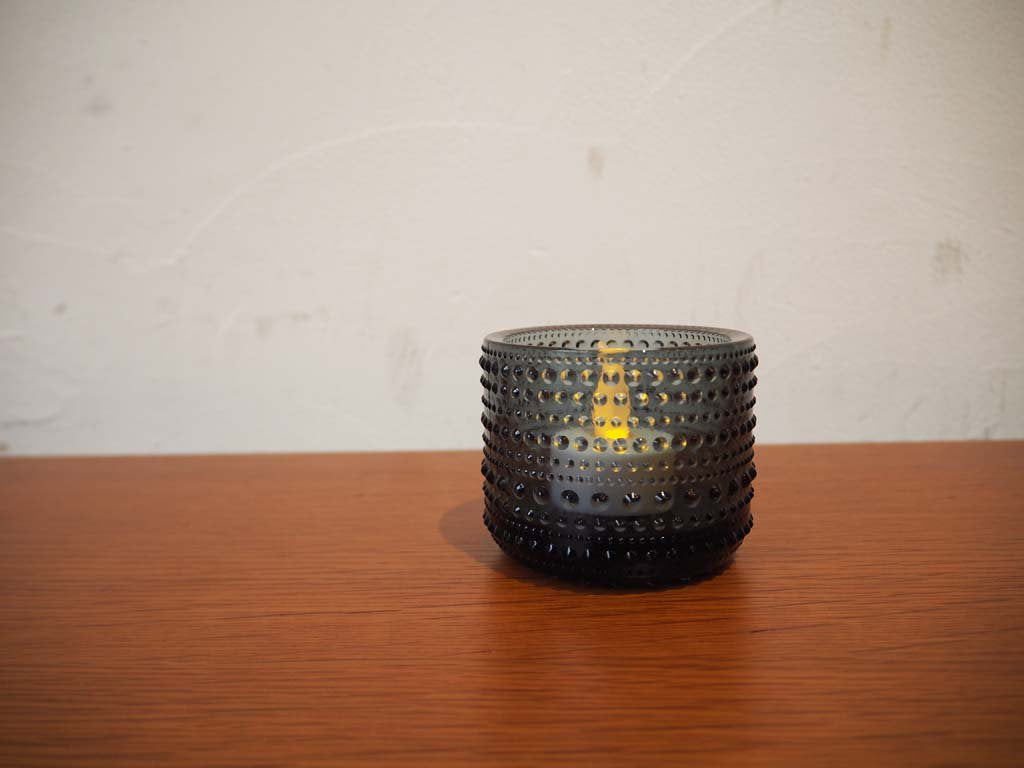 イッタラ iittala カステヘルミ Kastehelmi ボティーブ VOTIVE キャンドルホルダー グレー Gray オイバ・トイッカ ★