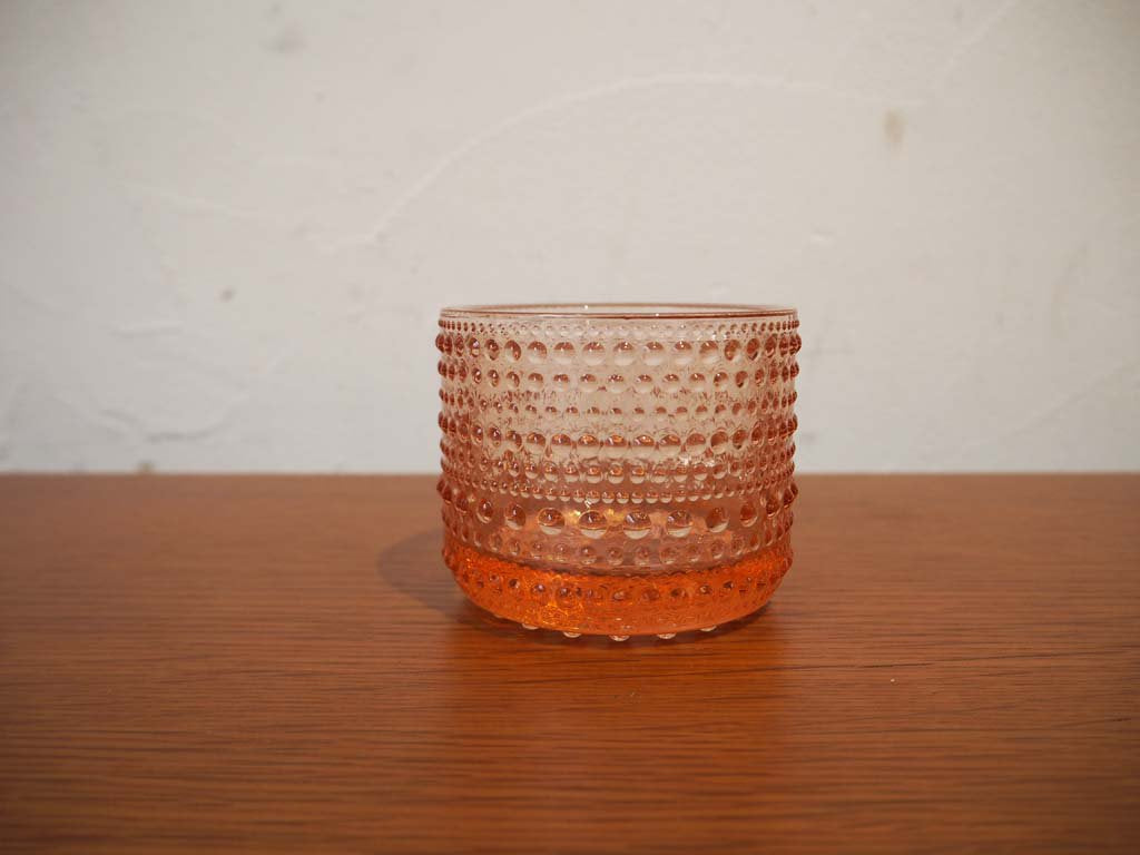 イッタラ iittala カステヘルミ Kastehelmi ボティーブ VOTIVE キャンドルホルダー サーモンピンク サーモンレッド オイバ・トイッカ ★