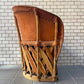 エキパレスチェア Equipales Chair エキパルチェア 本革 アームチェア アンティーク 民藝 ハンドクラフト メキシコ B ■