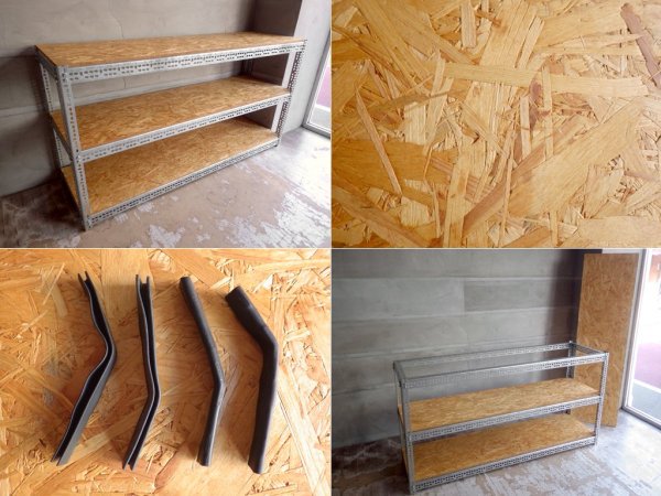 リオン LYON アングルシェルフ SLOTTED ANGLE SHELF W160 インダストリアル P.F.S取扱い ♪