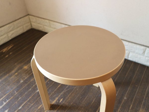 アルテック artek スツール60 STOOL60 アアルトスツール スコープ別注 80周年記念モデル モカ アルヴァ アアルト ◎