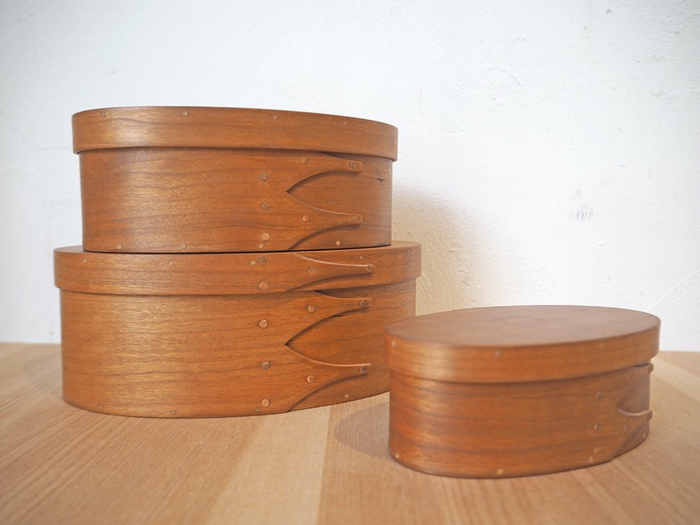 井藤昌志 シェーカーオーバルボックス SHAKER OVAL BOX サクラ #1 #2 #3 チェリー材 LABORATORIO取扱 ★
